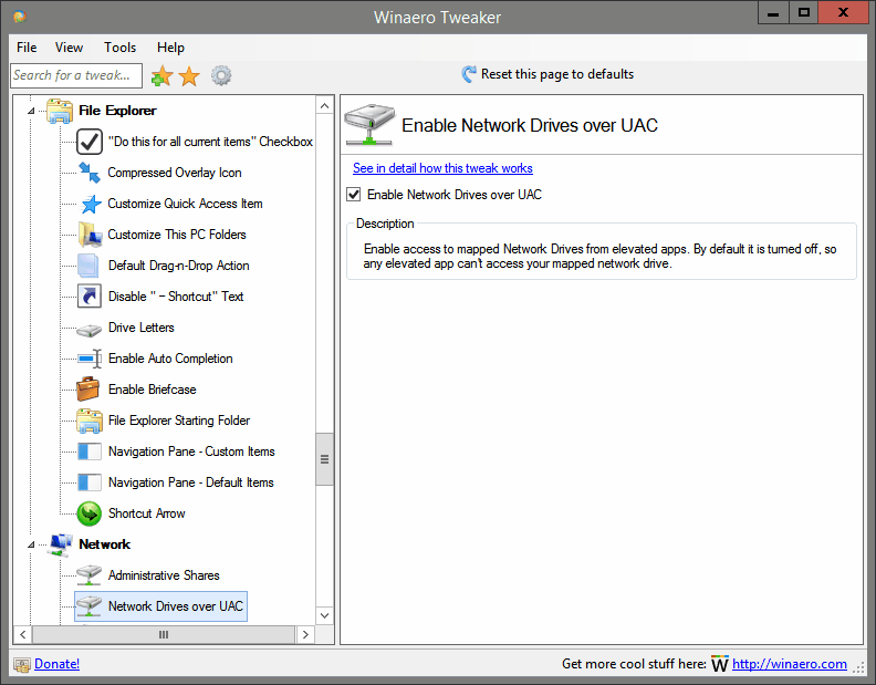 Network Drives over UAC